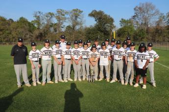 Arthur Williams Middle School’s baseball team finished as the 2024 Southeast Georgia Middle School Conference runners-up. Members of the team include Landon Akiki, Ashdon McReady, Bryson Rutherford, Krystopher Breon, Peyton Lamb, Malachi Lightsey, Kody O’Neal, Ronin Dunham, Daniel Porfilio, Jace Davis, Tucker Cullen, Zaiden Curry, Koen Murphy, A.J. Hickox, Knox Pirkle, William Breed, Tripp Carlson, Brennon Townsend, Copeland Arnold and Briar Robinson. The coaches include Jason O’Steen, Rob Royal and Justin 