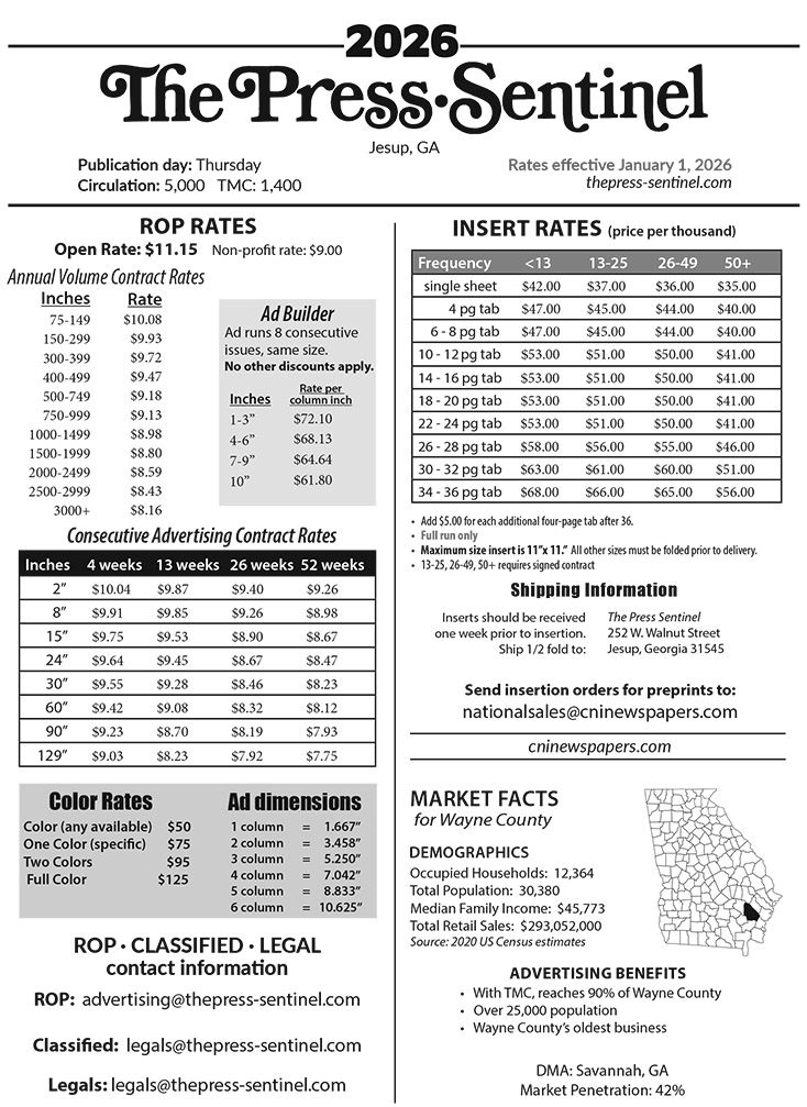 Rate Card