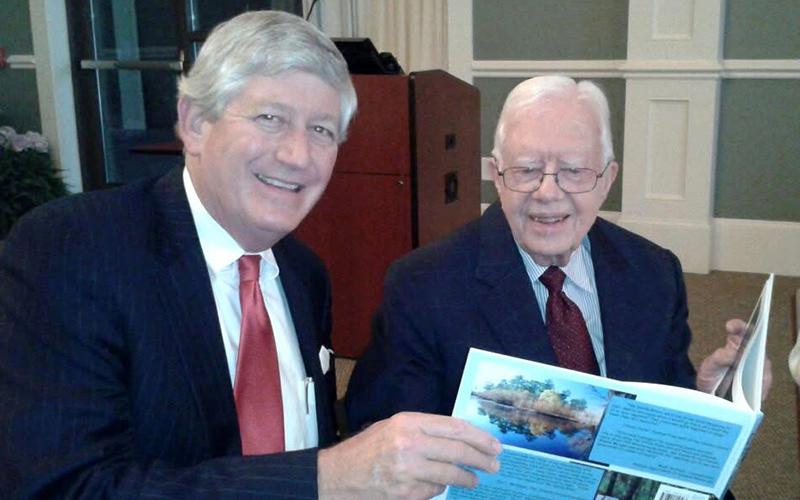 Dink NeSmith and Jimmy Carter