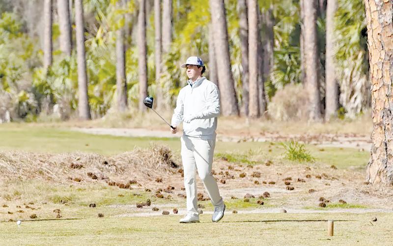 PHOTO COURTESY OF THE COLLEGE OF COASTAL GEORGIA Wayne County’s Antonio Juarbe has had a strong year at College of Coastal Georgia and was recently named the Sun Conference Golfer of the Year.