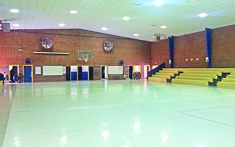 The former Oak Vista Elementary School gym.