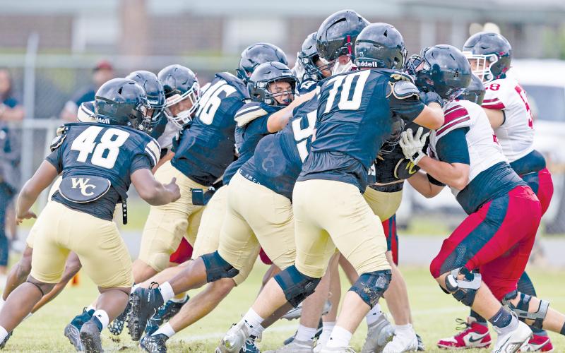 There will be a home scrimmage game against Pierce County High on Aug 14 at 7 p.m.