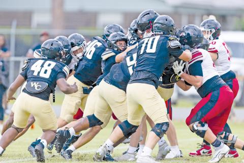 There will be a home scrimmage game against Pierce County High on Aug 14 at 7 p.m. 