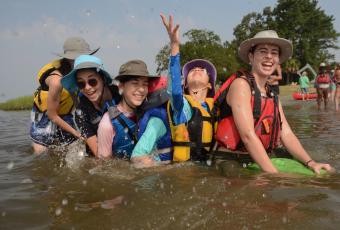 Paddlers like these will be enjoying the Altamaha River and Wayne County during this year’s Paddle Georgia.