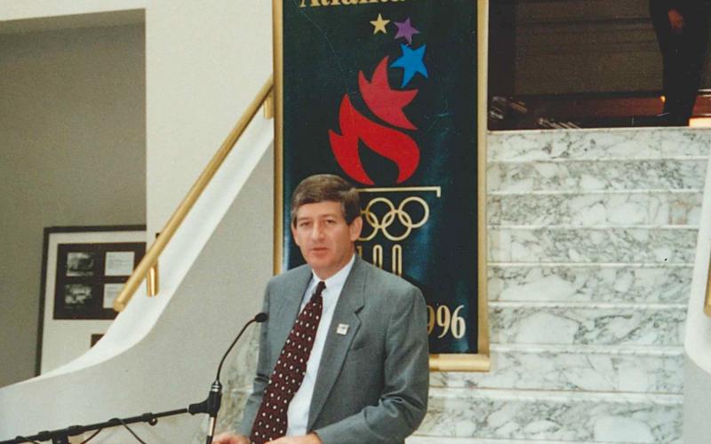 As chairman of Athens 96, Dink worked with 28 volunteers to coordinate the community’s involvement in the Games.